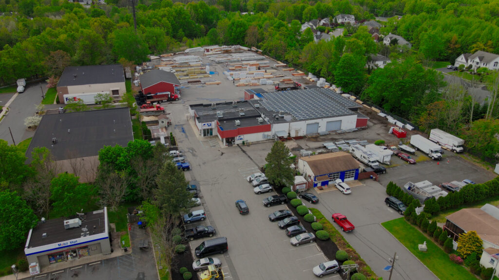 Aerial view of Builders' General Edison location. 